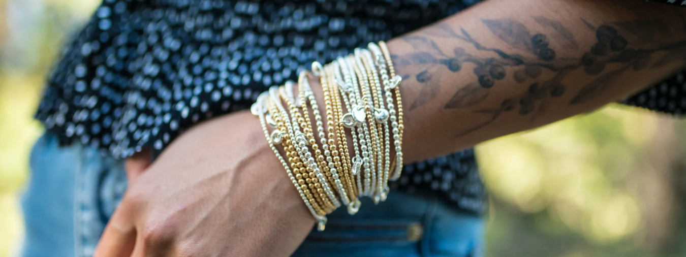 Johanna Brierley Jewellery Stretchie Baby Bracelets