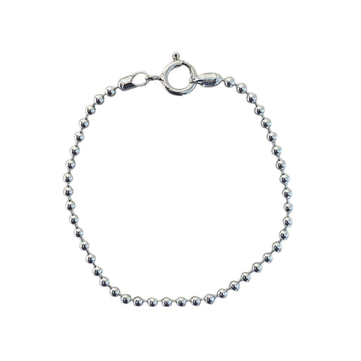 Johanna Brierley Lucky Stone Jewellery 3mm Ball Chain Bracelet