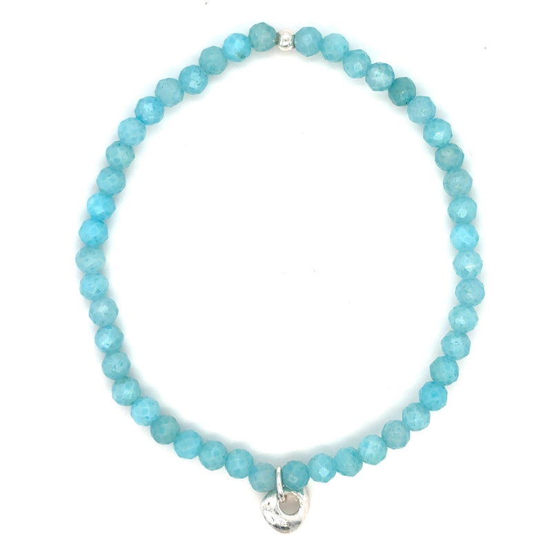 Amazonite Stretchie Baby Bracelet