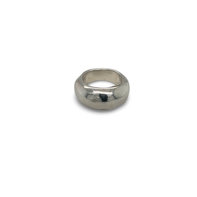 Johanna Brierley Jewellery Design.  Sterling silver blob ring. Shop online.