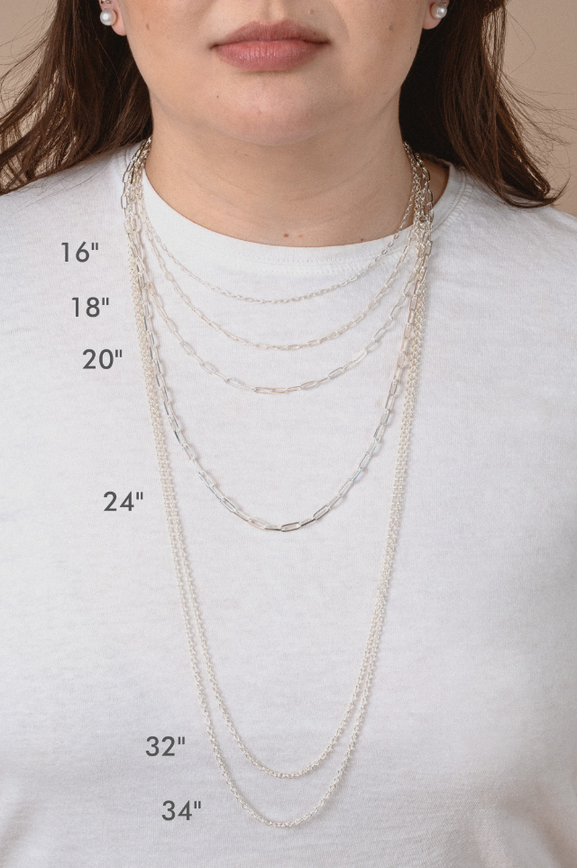 Johanna Brierley Jewellery Design sterling silver chains. Shop online.