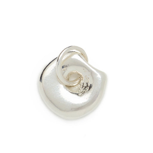 Johanna Brierley Cleo Charm in sterling silver with organic feline inspired lucky stone design