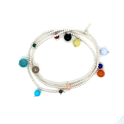 Johanna Brierley Jewellery Design gemstone and sterling silver bracelet. Shop online.