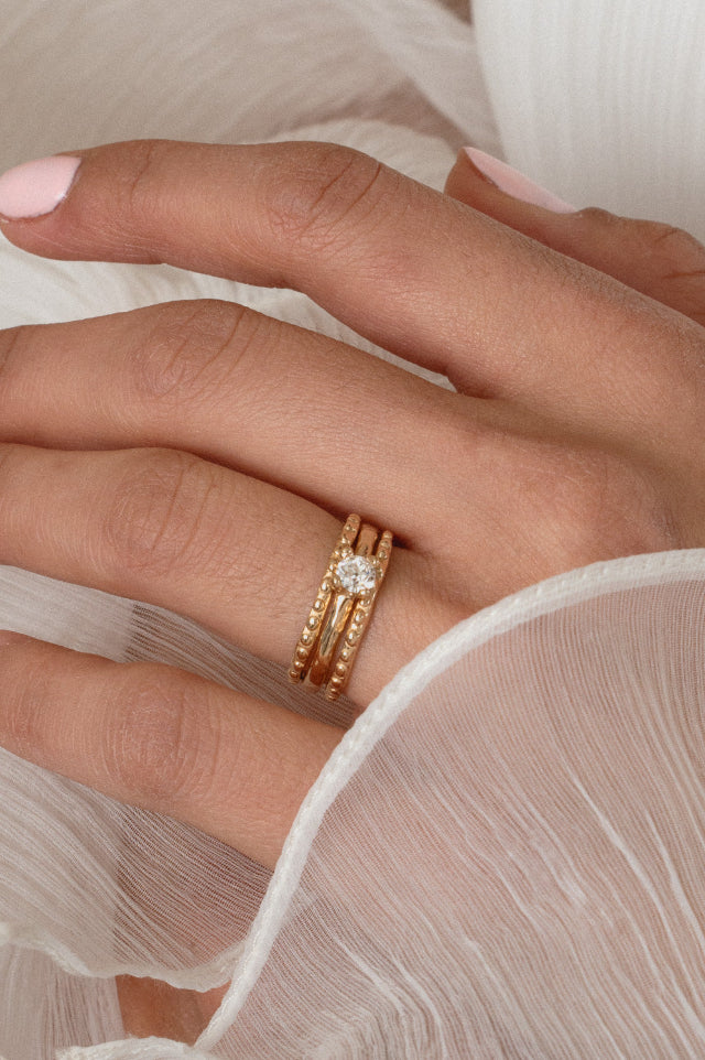 Johanna Brierley Jewellery Design gold and diamond rings. Shop online.