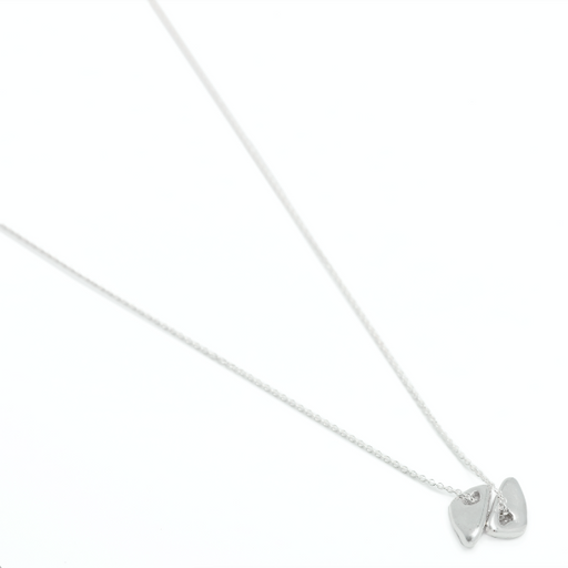 Johanna Brierley Double Scalene Necklace in sterling silver