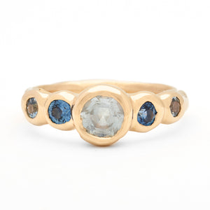 Johanna Brierley Jewellery Design gold and sapphire ring. Shop online