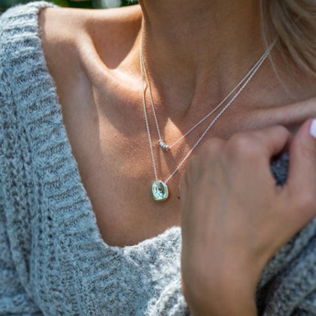 Johanna Brierley Jewellery Design lucky stone necklaces. Shop online