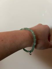 Johanna Brierley Jewellery Design. Green aventurine lucky stone bracelet. Shop online