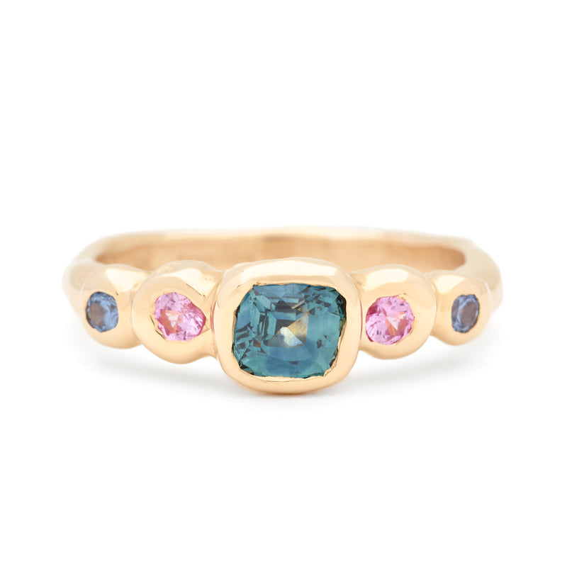 Colourful Sapphire Ring