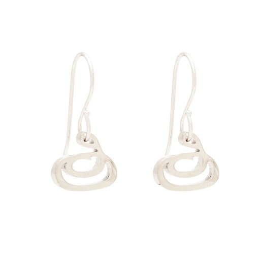 Johanna Brierley Lucky Stone Jewellery Curling Rock Hook Earrings