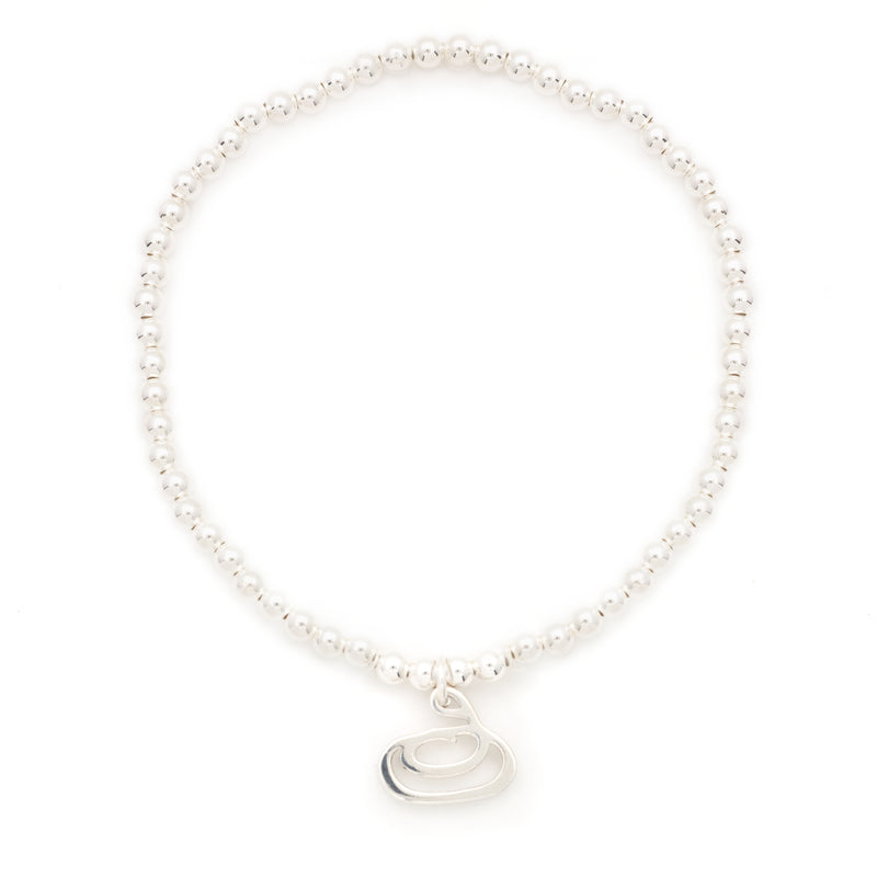 Johanna Brierley Lucky Stone Jewellery Curling Rock Stretchie Baby Bracelet