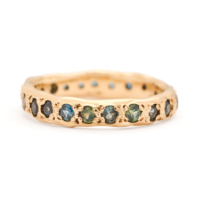 Australian Sapphire Eternity Band