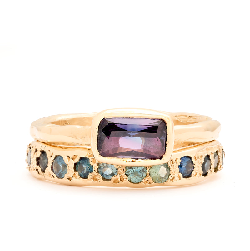 Australian Sapphire Eternity Band