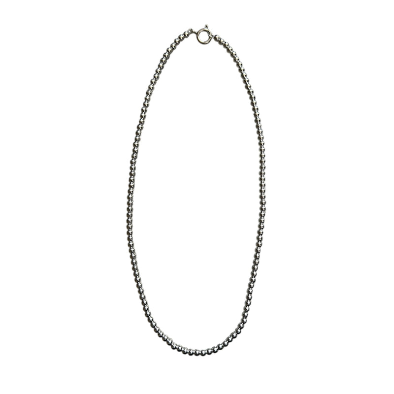 Johanna Brierley Lucky Stone Jewellery 4mm Beaded Chain Necklace