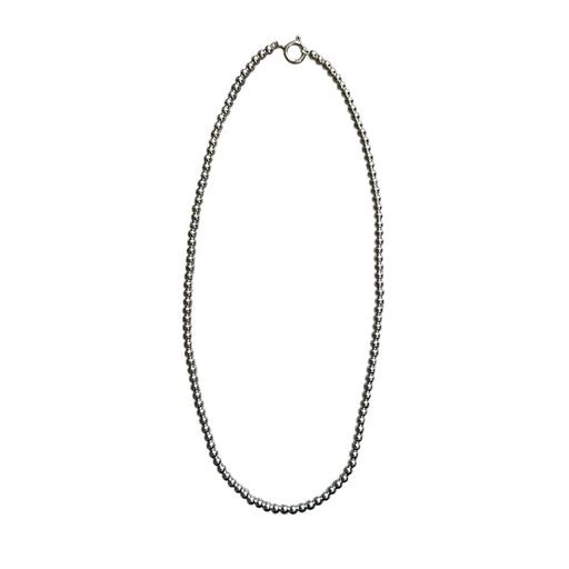 Johanna Brierley Lucky Stone Jewellery 4mm Beaded Chain Necklace