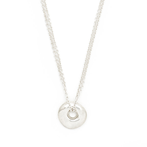 Johanna Brierley Lucky Stone Jewellery Centre Lucky Stone on Double Chain Necklace