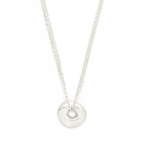 Johanna Brierley Lucky Stone Jewellery Centre Lucky Stone on Double Chain Necklace
