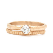 Johanna Brierley Jewellery Design gold and diamond stacked rings. Shop online