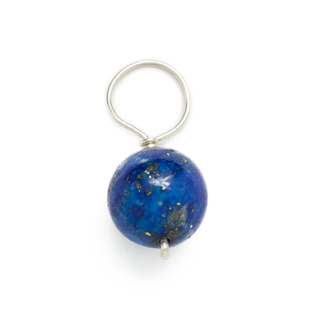 Johanna Brierley Lapis Charm with lapis lazuli gemstone and sterling silver setting