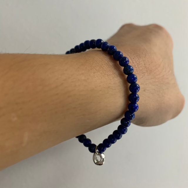 Johanna Brierley Jewellery Design lapis lucky stone bracelet. Shop online
