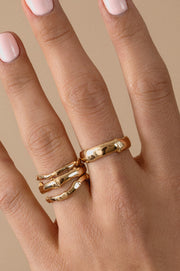 Johanna Brierley Jewellery Design gold rings. Shop online.
