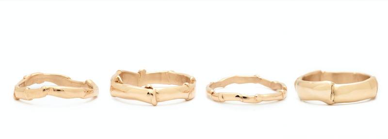 Johanna Brierley Jewellery Design gold rings. Shop online.