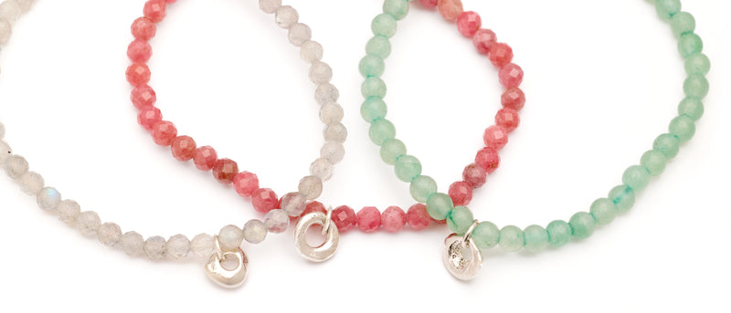 Labradorite Stretchie Baby Bracelet