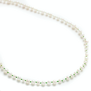 Johanna Brierley Mixed Pearl Necklace with freshwater pearls and sterling silver clasp
