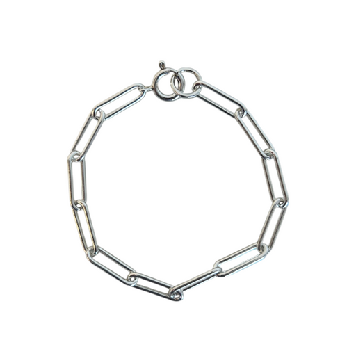 Johanna Brierley Lucky Stone Jewellery Large Paperclip Bracelet