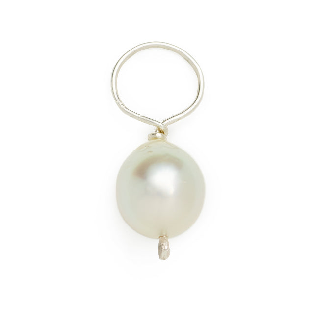Johanna Brierley Pearl Charm with freshwater pearl and sterling silver setting