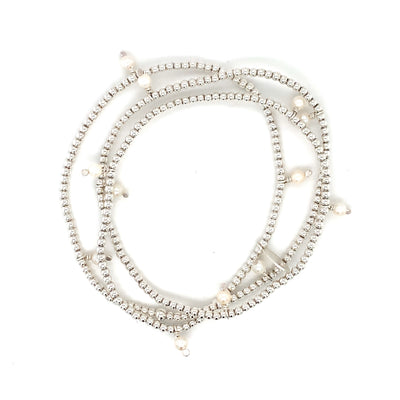 Johanna Brierley Jewellery Design pearl and sterling silver bracelet. Shop online.