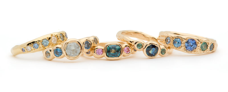 Colourful Sapphire Ring