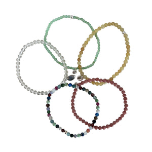 Johanna Brierley Jewellery Design. Precious gemstone bracelet stack. Shop online.