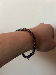 Johanna Brierley Lucky Stone Jewellery Red Cat’s Eye Stretchie Baby Bracelet