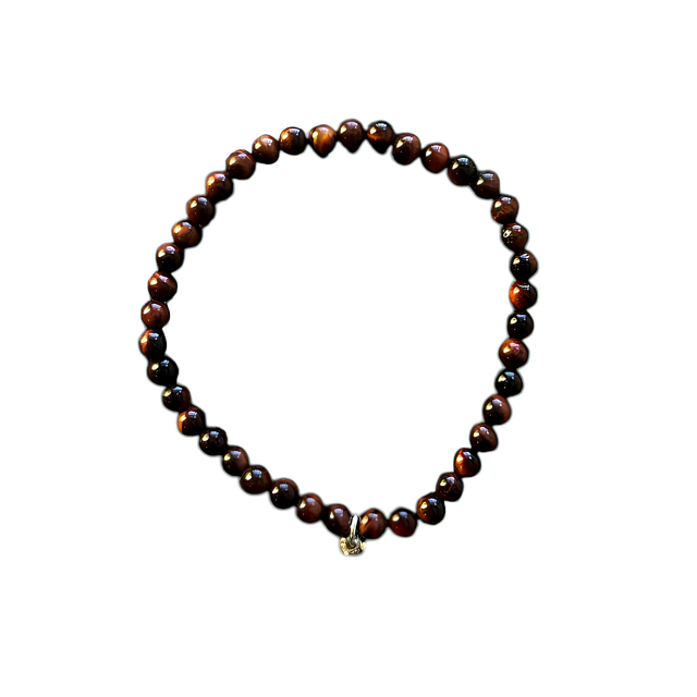 Red Cat's Eye Stretchie Baby Bracelet