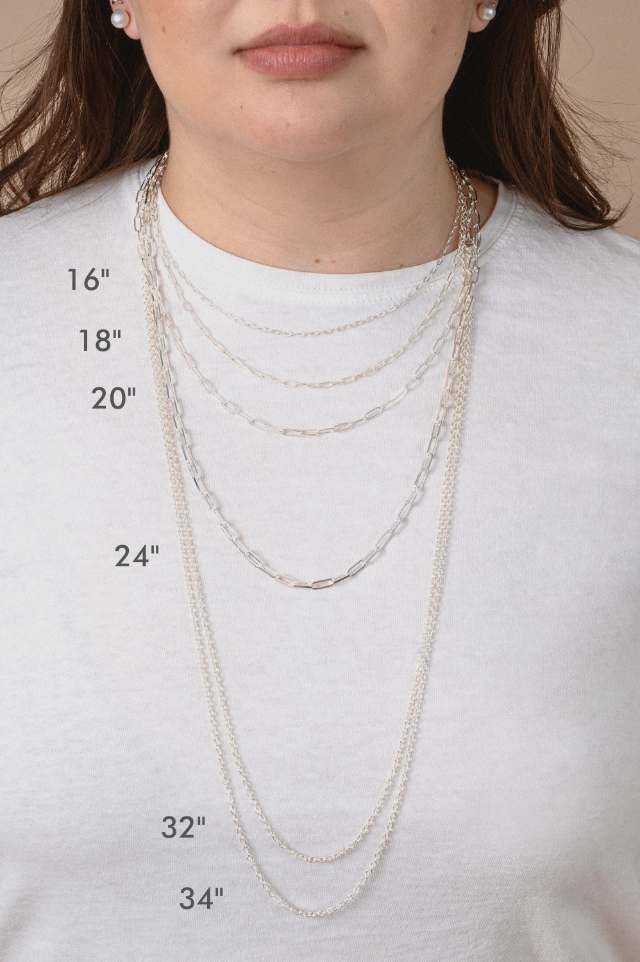 Johanna Brierley Jewellery Design sterling silver chains. Shop online