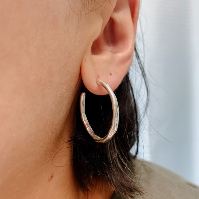 Johanna Brierley Thicker Medium Melt Hoop Earrings