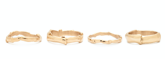 Johanna Brierley Jewellery Design gold rings. Shop online