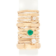 Johanna Brierley Jewellery Design gold and diamond stacking rings. Shop online