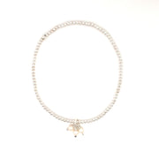 Johanna Brierley Lucky Stone Jewellery Triple Pearl Classic Stretchie Baby Bracelet