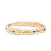 Johanna Brierley Jewellery Design gold and sapphire ring. Shop online