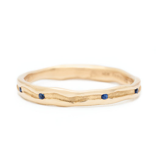 Johanna Brierley Jewellery Design gold and sapphire ring. Shop online