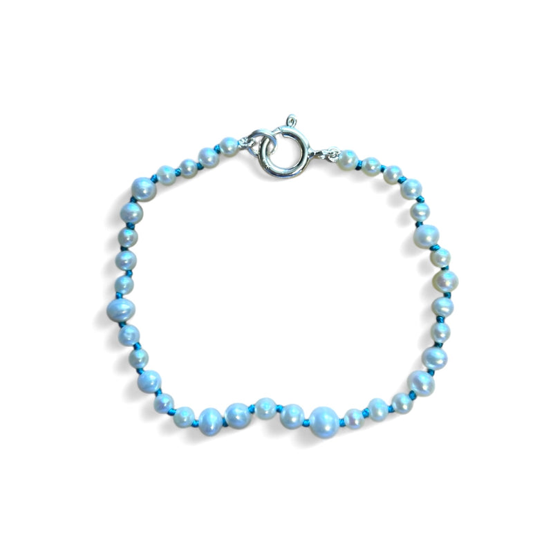 Johanna Brierley Lucky Stone Jewellery Mixed Pearl Bracelet