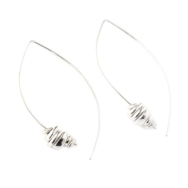 Long Stacked Lucky Stone Earrings