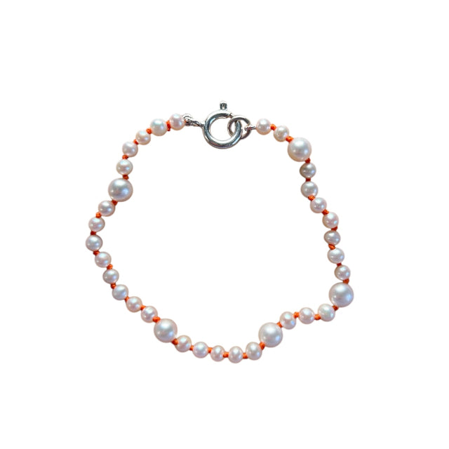 Johanna Brierley Lucky Stone Jewellery Mixed Pearl Bracelet