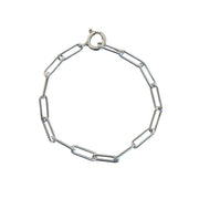 Johanna Brierley Lucky Stone Jewellery Small Paperclip Bracelet