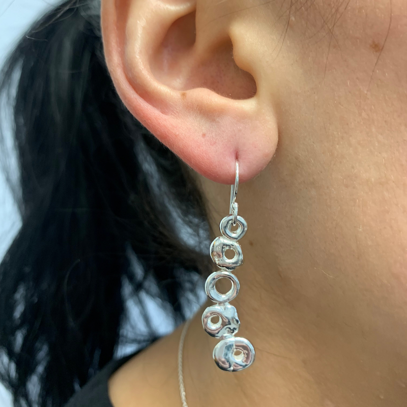 Johanna Brierley Lucky Stone Jewellery Five Luck Earrings