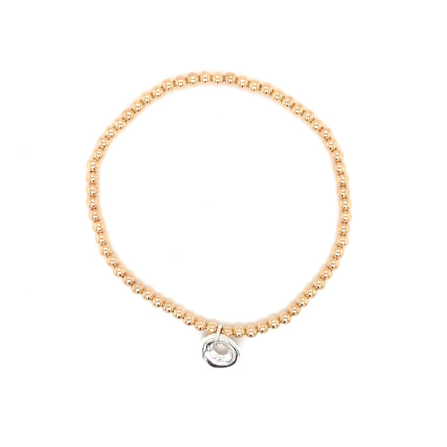 Johanna Brierley Jewellery Design lucky stone bracelet. Shop online