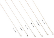 Johanna Brierley Jewellery Design sterling silver chains. Shop online