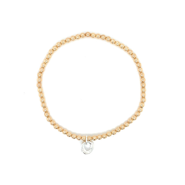 Johanna Brierley Jewellery Design lucky stone bracelet. Shop online